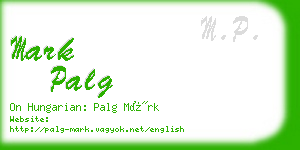 mark palg business card